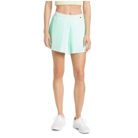 NIKE Women's Dri-FIT Ace Pleated Golf Shorts NWT Mint Foam Tennis Green Skort - Picture 2 of 15